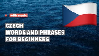 Czech words and phrases for absolute beginners. Learn Czech language while listening to music.