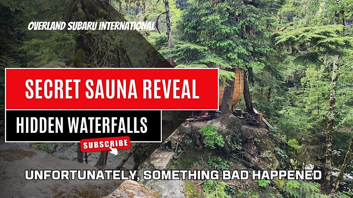 SAUNA IN THE MOUNTAIN OF SQUAMISH BC MAKE THE NEWS