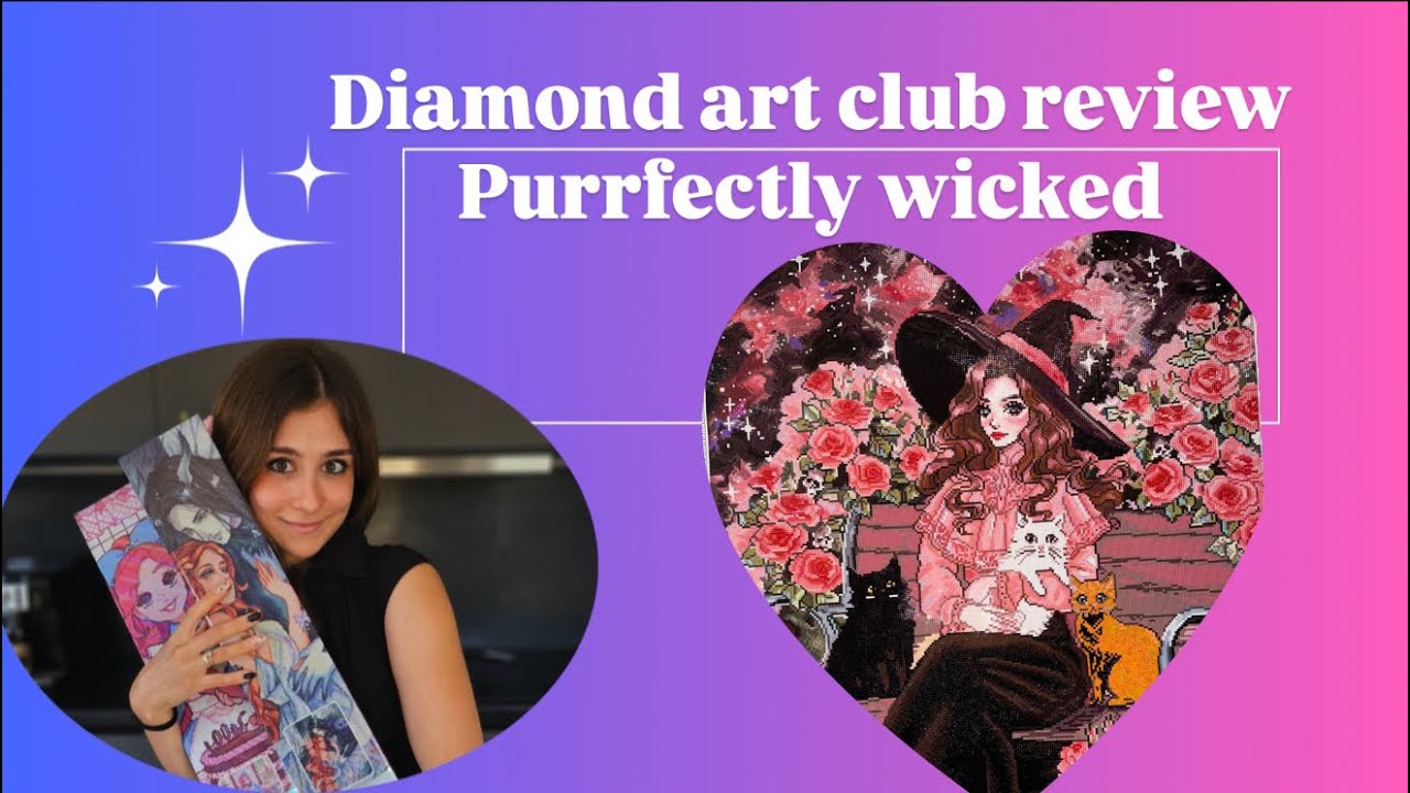 Review of purrfectly wicked by diamond art club 💗 - YouTube Review of purrfectly wicked by diamond art club 💗 - YouTube