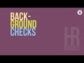 HR Basics: Background Checks