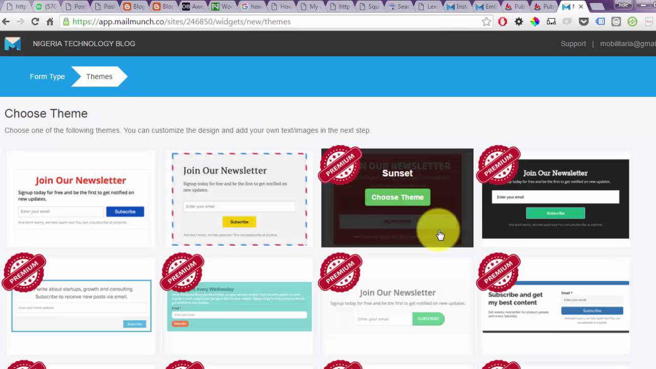 How To Integrate Feedburner Email Subscription Form with Mailmunch - YouTube