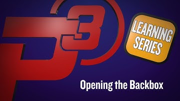 P3 Learning Series - Opening the Backbox