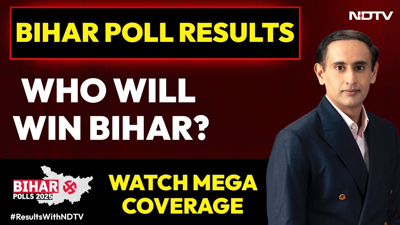 NDTV 24x7 LIVE TV: Bihar Results LIVE | Bihar Counting LIVE | Bihar Vote Counting | Bihar Results