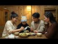 Tieu Nu And Truong: A Cozy Dinner for Four - Tieu Nu, Truong, Duy, and Truong&rsquo;s Mother