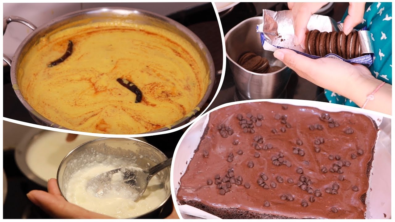 Tips & Tricks for Making Perfect Curd | Eggless OREO Biscuit Cake | Punjabi Aloo Pyaz Kadhi PART 1