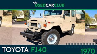 1970 Toyota FJ40 Land Cruiser - 3-Speed Manual Trans - Never Modified or Cut - Great Driver - WOW!!