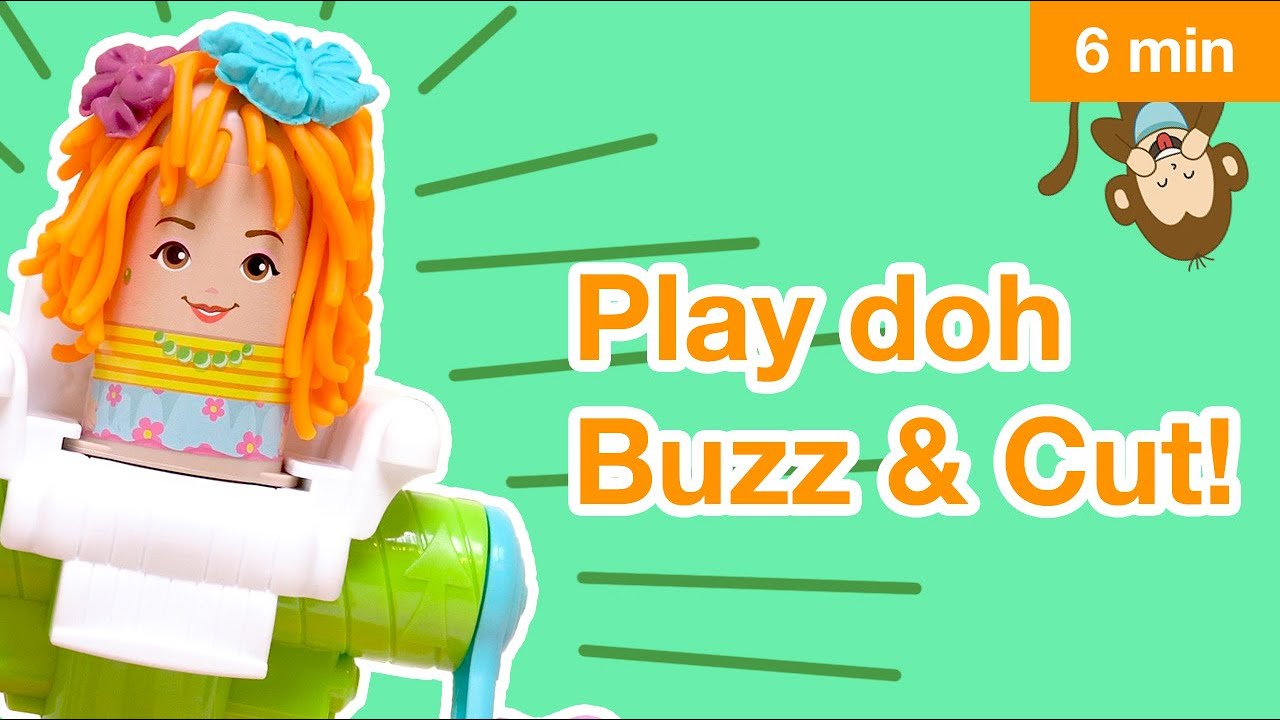 Learning videos for toddlers Haircut Fun! Playdoh Buzz And Cut Playset