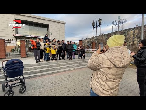 В Пыть-Яхе торжественно провели мобилизованных