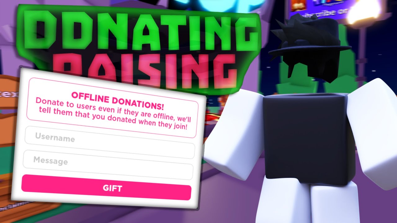 Donate Me! 💸 [FIXED] - Roblox