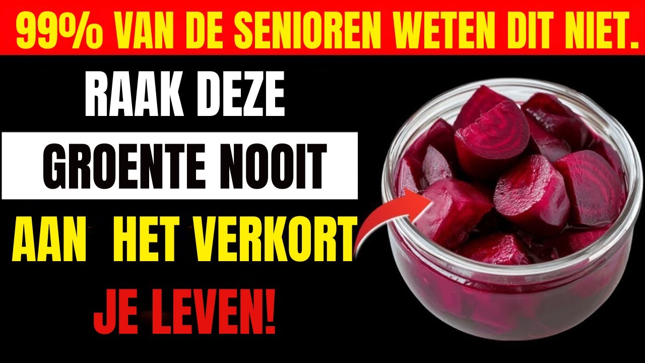 Boven de 60? De 4 SLECHTSTE groenten die je NOOIT mag aanraken en 4 die je ELKE DAG moet eten