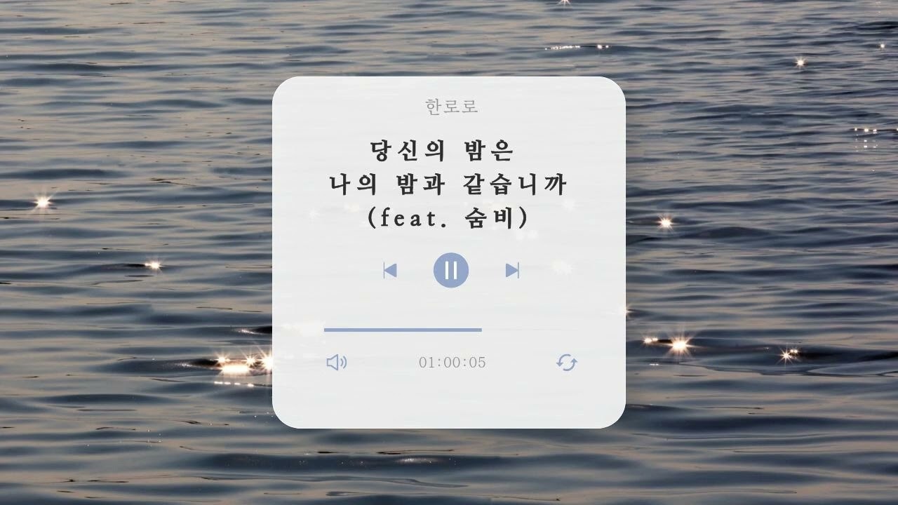 한로로   당신의 밤은 나의 밤과 같습니까 feat  숨비