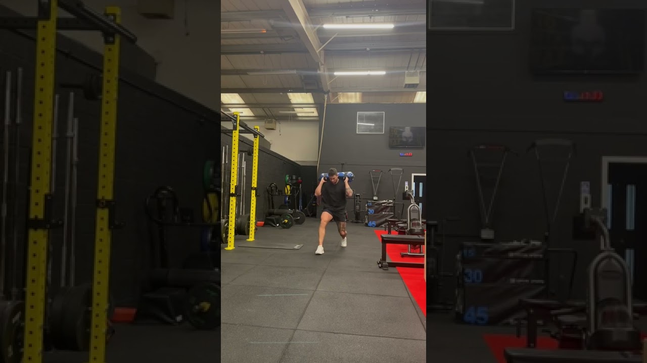 Sandbag lunges