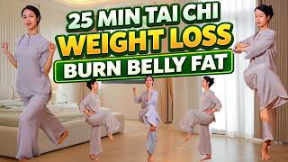 25-Min Tai Chi for Weight Loss ๐ฅ Burn Belly Fat, Calm Your Nervous System & Stay Youthful