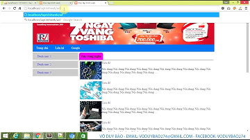 [BVD] Hướng dẫn học lập trình web PHP P2