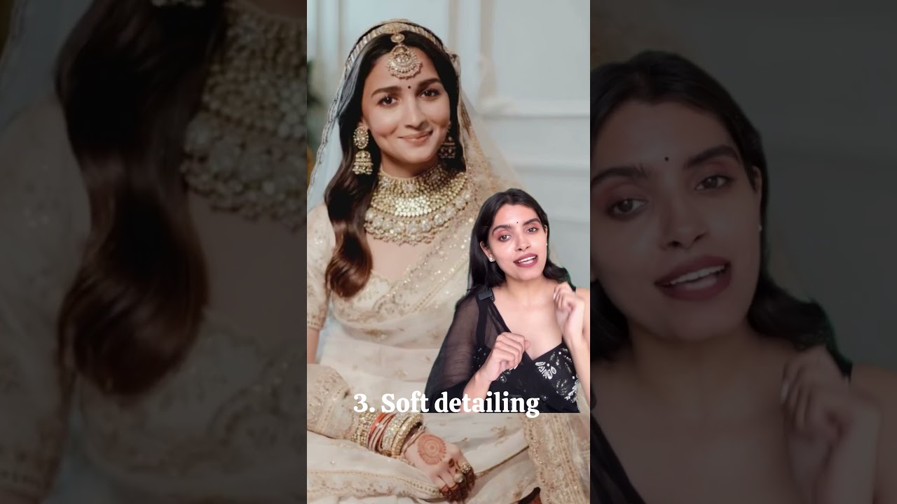 Saree styling if you’re a petite girl. 