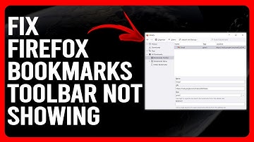 How To Fix Firefox Bookmarks Toolbar Not Showing (How To Show Bookmarks Toolbar In Firefox)