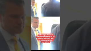 Pete Hegseth asked about qualifications to be defense secretary, relationship with mother #shorts