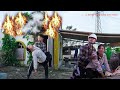 Timelapse: Cena de Desespero – Casa de Rapariga Incendiada por Vilão – Polícia Procura Suspeito