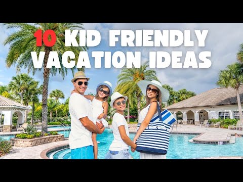 poster for 10 KID FRIENDLY FAMILY VACATION IDEAS IN THE USA | TRAVEL DISCOVERY