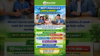 Cari Internet Rumahan Di Sukabumi ? MAJUIN Pilihannya!