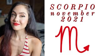 SCORPIO NOVEMBER 2021: YOUR TIME TO SHINE (and break out of the past holding you back)
