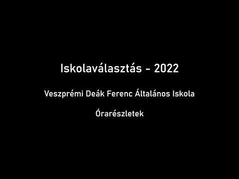 Iskolaválasztás - 2022