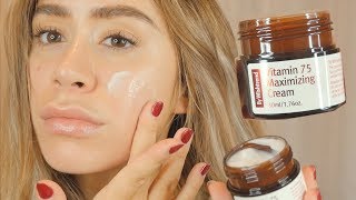 BY WISHTREND VITAMIN 75 MAXIMIZING CREAM REVIEW | on sensitive dry acne prone skin