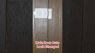 Main Door Auto Lock Changed #upvcslidingdoors #interiordesign #rjupvcaluminiumdecor #windows