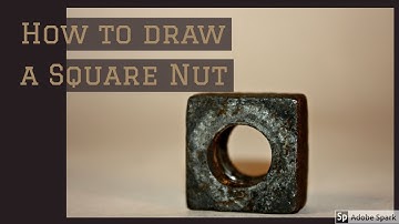 A Square Nut (A/F) (A/C) method.