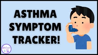 Editable Asthma Tracker Google Sheets Asthma Symptom Log Asthma Management Asthma Log For Kids