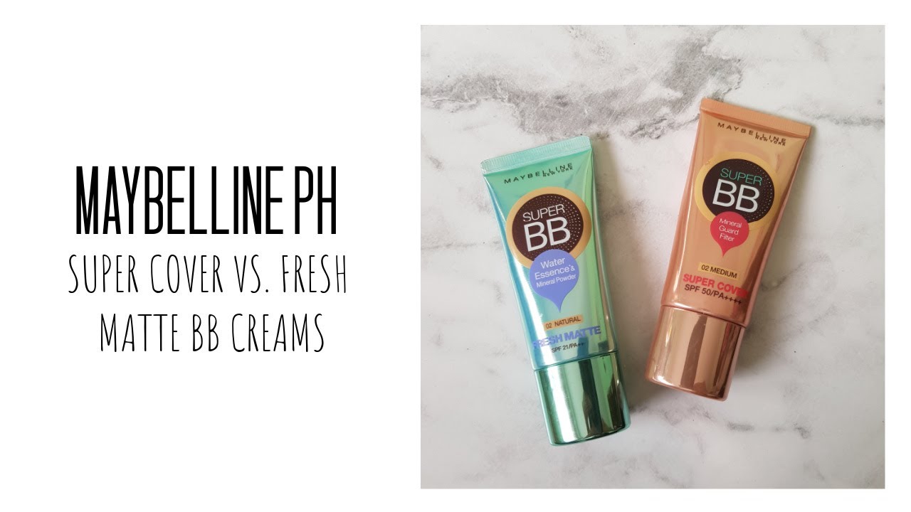 COMPARISON REVIEW Maybelline Super Cover vs. Fresh Matte