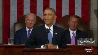 U.S. President Barack Obama slams Republican hecklers during State of the Union