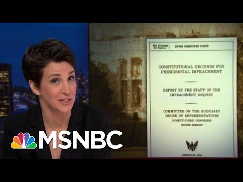 Impeachment Hearing Takes Vital Step Of Consulting Constitution | Rachel Maddow | MSNBC