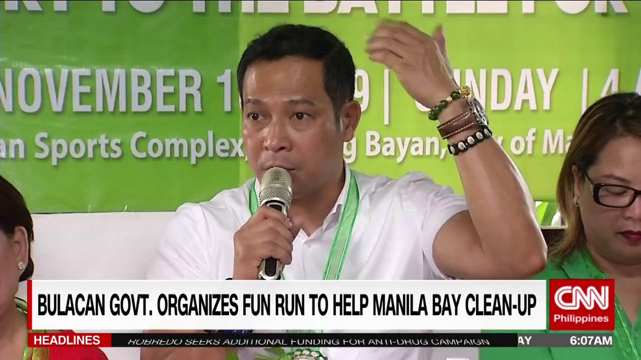 Bulacan government organizes fun run to help Manila Bay clean-up