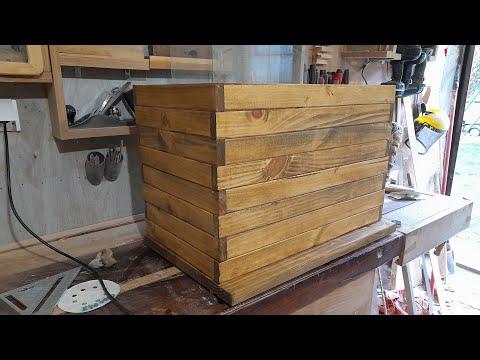 Kako napraviti drvenu kutiju (how to make a wood storage for wood)