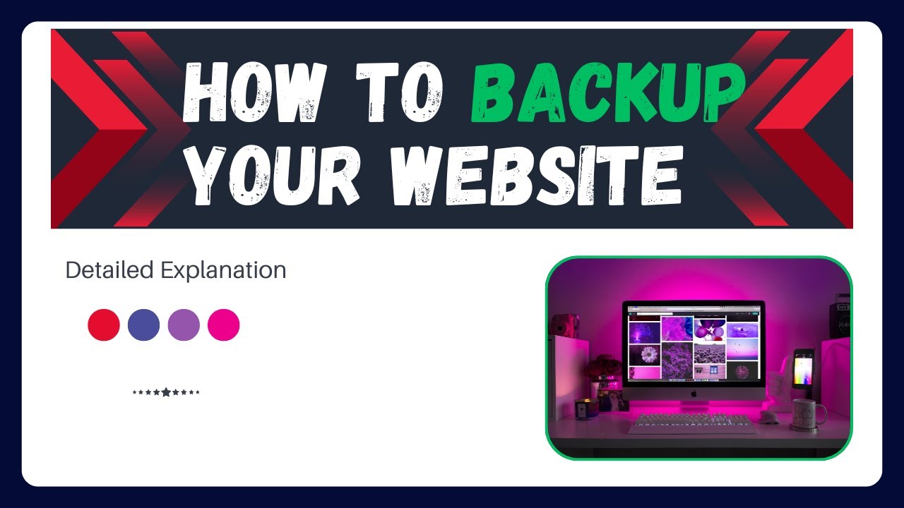 How to backup your wordpress website || Secure your websites - YouTube