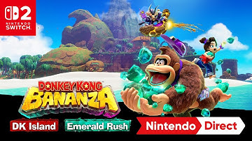 Donkey Kong Bananza: DK Island & Emerald Rush DLC – Nintendo Direct 9.12.2025