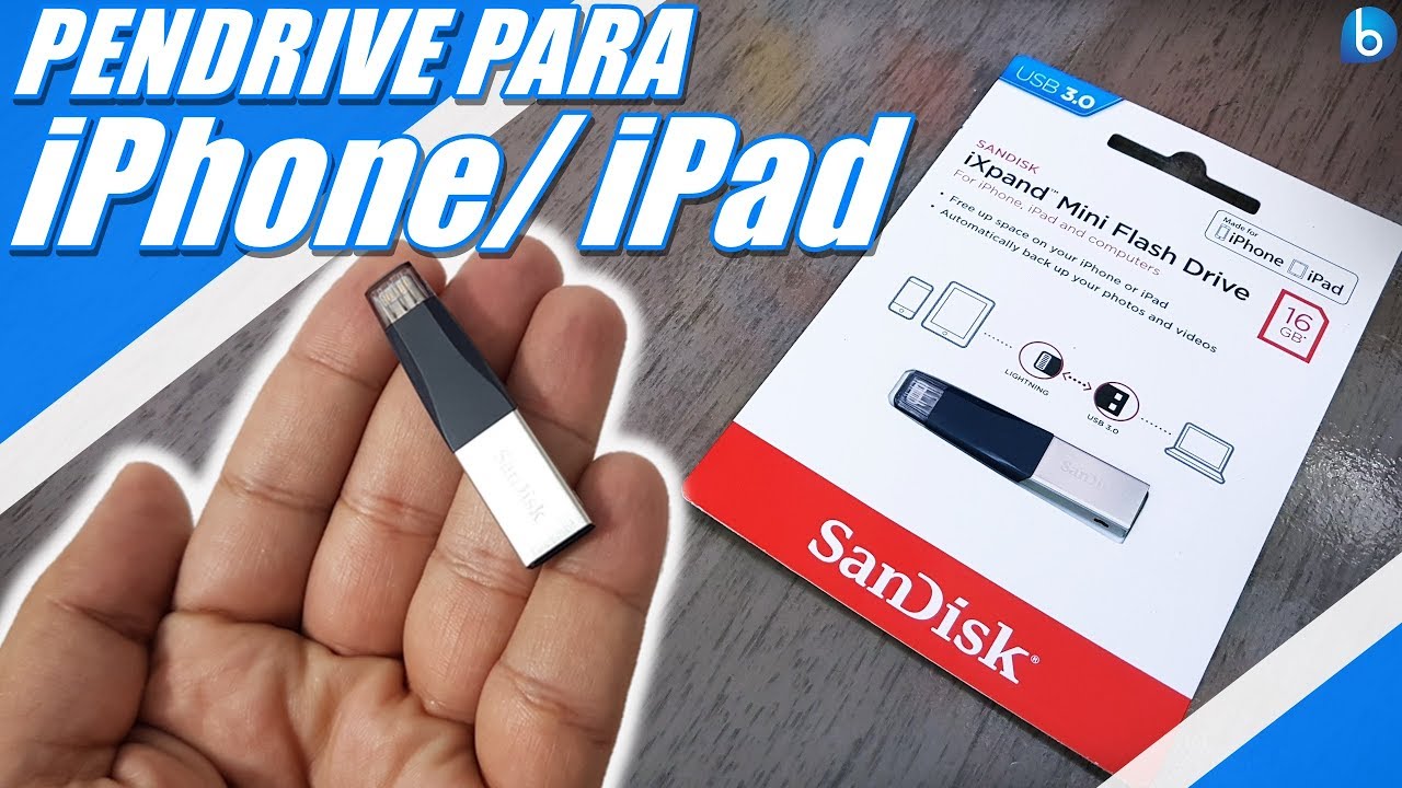 PENDRIVE PARA IPHONE E IPAD - IXPAND MINI FLASH DRIVE 