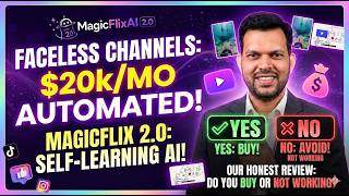 MagicFlixAI 2.0 Review: Buy Or Not 🚨  - Honest AI Faceless Channel Automation Software Test