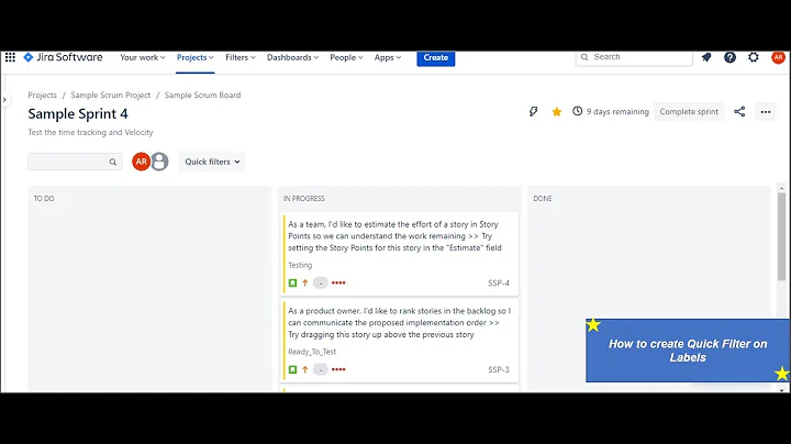 Quick Filter in Jira for Labels #trick