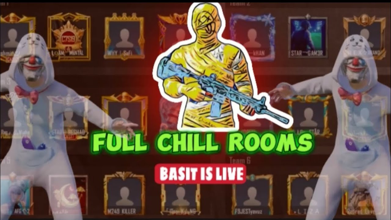 CHILL STREAM | WOW MAPP ROOM WITH FRIENDS ️| BASIT IS LIVE | PUBG ...