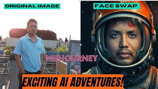 Exciting AI Adventures! MidJourney - Face Swap