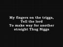 2pac - Shorty wanna be a thug // With LYRICS IN VIDEO