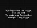 2pac - Shorty wanna be a thug // With LYRICS IN VIDEO