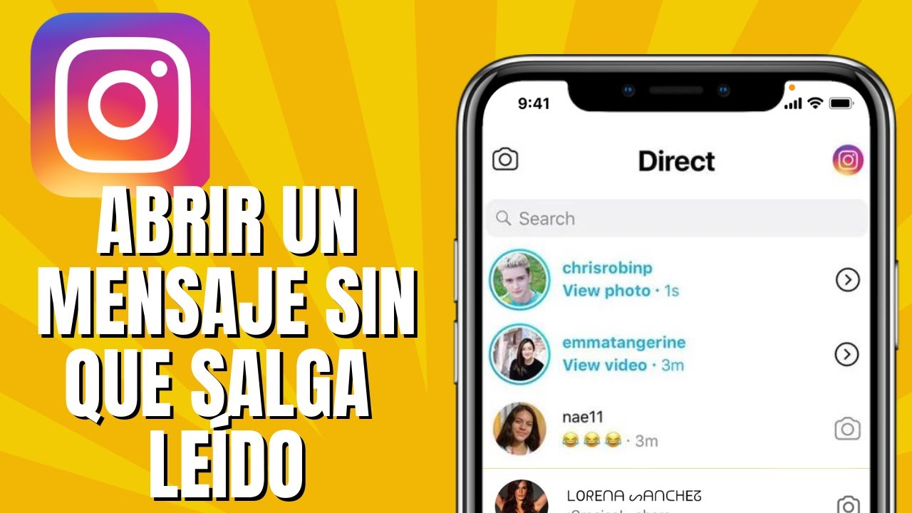Cómo Abrir Un Mensaje De Instagram Sin Que Salga Leído - YouTube