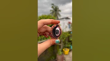 Third eye of ma durga❤️|Clay art|#crafty_diy#3dclayart #madurga#thirdeye