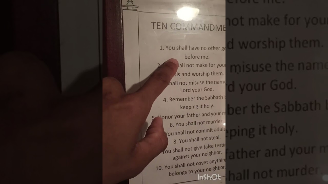 Satanic Deception Of Ten commandments Transliteration