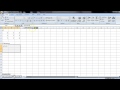 Excel 2010 - Separating Data into Separate Columns - YouTube