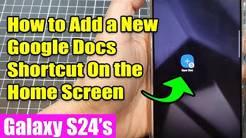 📄 Scan to PDF Instantly! How to Add the Google Drive Scanner Widget to Your Galaxy S24 Home Screen
