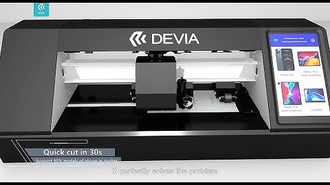 Devia - Presentation Cutting Plotter #plotterhydrogel